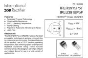 IRLU3915PBF HEXFET® Power Mosfet 55V 55V Single N-Canale HEXFET Power Mosfet in un pacchetto I-Pak